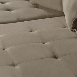 Sofá Modular 6 Lugares Olinda 2.90 MT com Molas Retrátil e Reclinável Linho Corriente Sofatec - 8