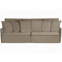 Ver imagem 2 de Sofá Modular 6 Lugares Olinda 2.90 MT com Molas Retrátil e Reclinável Linho Corriente Sofatec