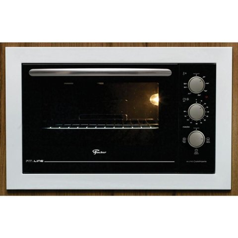 Forno Elétrico Fischer Fit Line Embutir 48l Branco 220v