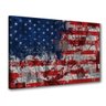 Quadro Decorativo Abstrato Bandeira EUA - 1
