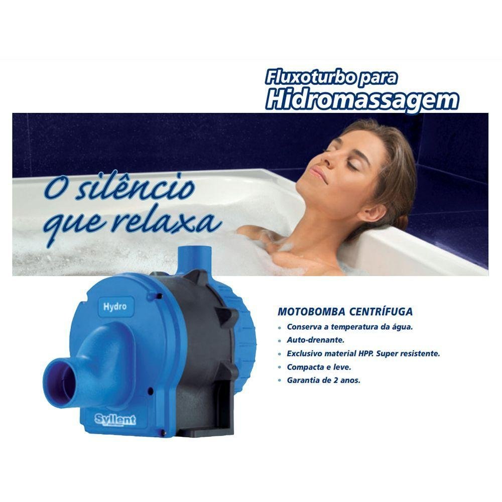 Moto Bomba Hidromassagem Syllent Aqquant 3/4 Cv Autodrenante Voltagem:110v - 8