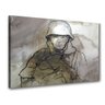 Quadro Decorativo Soldado Pensativo - 1
