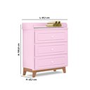 Ver imagem 2 de Comoda Infantil Trocador Natan Tuboarte 100% em MDF