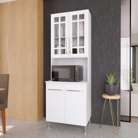 Torre Quente Modulada com Vidro para Forno Fidelitá Viena 70cm 4 Portas