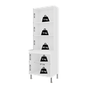 Ver imagem 5 de Torre Quente Modulada com Vidro para Forno Fidelitá Viena 70cm 4 Portas