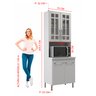 Torre Quente Modulada com Vidro para Forno Fidelitá Viena 70cm 4 Portas - 4