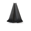 Ver imagem 1 de Protetor Veda Porta em Tecido Suede Preto 80cm