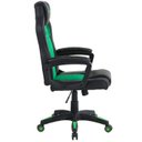 Ver imagem 2 de Cadeira Gamer Viper Pro Preta Verde Python Ata - 401