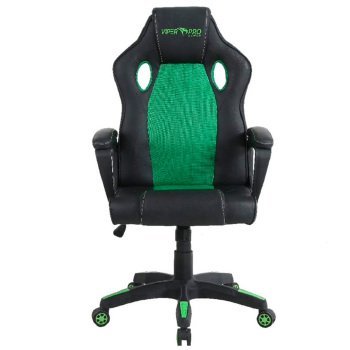 Cadeira Gamer Viper Pro Preta Verde Python Ata - 401 - 3