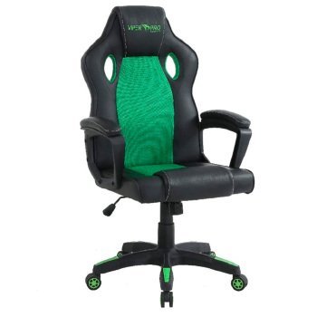 Cadeira Gamer Viper Pro Preta Verde Python Ata - 401