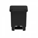 Ver imagem 1 de Lixeira 15 L Com Pedal - Preto