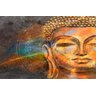 Quadro Decorativo Buda Meditação Ouro 375 - 3