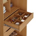 Ver imagem 5 de Guarda Roupa Casal 2 Portas de Correr com Espelho MDF Atrane 268 cm Cinamomo Zanz