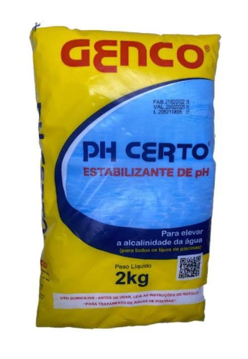 Ph Certo Genco Elevador de Alcalinidade Piscinas 2kg