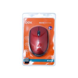 Mouse sem Fio 1200 DPI COSY OEX MS409 Vermelho e Preto - 2