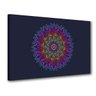 Quadro Decorativo Mandala Azul Universal Brilho - 1