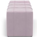 Ver imagem 2 de Puff Decorativo Living Sala de Estar 195 Cm Roma W01 Suede Rosê - lyam