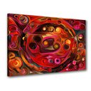 Ver imagem 1 de Quadro Decorativo Sala Pintura Abstrato Ondular P156