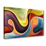 Quadro Decorativo Sala Pintura Abstrato Ondular P151 - 1
