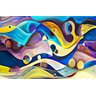 Quadro Decorativo Sala Pintura Abstrato Ondular P150 - 3
