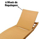 Ver imagem 4 de 2 Espreguiçadeiras C/mesa Alumínio 6 Regulagens Avelã