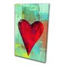 Quadro Coração Ilustrativo Abstrato Moderno - 1