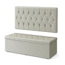 Ver imagem 2 de Kit Painel Centaurus 140 e Calçadeira Sagitarius Veludo Aradecor