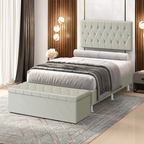 Kit Painel Centaurus 140 e Calçadeira Sagitarius Veludo Aradecor