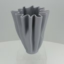 Ver imagem 2 de Vaso Decorativo Enfiete Casa Aparador 3D Home&Co Cerâmica 25x18x18cm Cinza