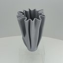 Ver imagem 4 de Vaso Decorativo Enfiete Casa Aparador 3D Home&Co Cerâmica 25x18x18cm Cinza
