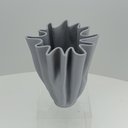Ver imagem 3 de Vaso Decorativo Enfiete Casa Aparador 3D Home&Co Cerâmica 25x18x18cm Cinza