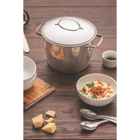 Caldeirão Aço Inox Com Fundo Triplo 20Cm Allegra Tramontina