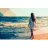 Quadro Decorativo Mulher no Mar Estilo Arte Moderna - 3