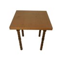 Ver imagem 2 de Mesa Quadrada com 4 Cadeiras em Madeira Curupixa Torneada Rubim