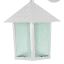 Ver imagem 3 de Kit 4 Arandela Colonial Quadrada Vidro Pontilhado E27 Bivolt Branco