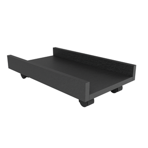 Base Móvel para Cpu em Mdf com Rodinhas – Preto