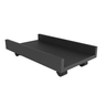 Base Móvel para Cpu em Mdf com Rodinhas – Preto - 1