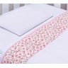 Jogo de Lençol de Berço Americano para Bebê Menina 3 Peças 100% Algodão:rosa-cristal - 2