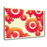 Quadro Decorativo Engrenagens Abstrato - 1