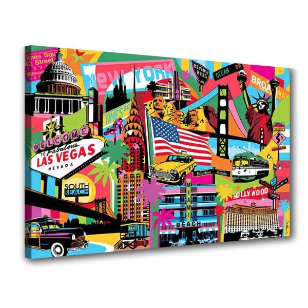 Quadro Decorativo Hollywood - 1