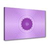Quadro Decorativo Flor Simbolo Meditação Roxa 480 - 1