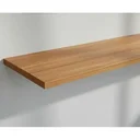 Ver imagem 1 de Prateleira 120x28x1,8 cm em MDF Freijó com Suporte Invisível – Freijó Natura | Suporta até 7 kg