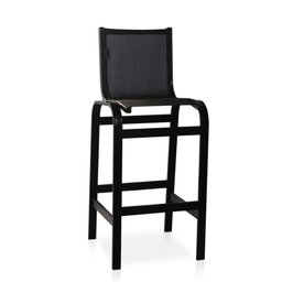 Conjunto Mesa Bistrô com 3 Banquetas para Área Externa - Preto - 4