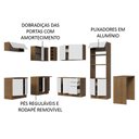 Ver imagem 5 de Armário de Cozinha Completa de Canto 489cm Rustic/Branco Stella Madesa