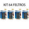 Kit 64 Feltro Protetor Adesivo Pé Sofá Cadeira Mesa Tekbond - 2