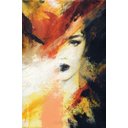 Ver imagem 3 de Quadro Decorativo Mulher Moderna Arte Ilustrativa