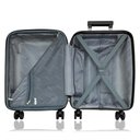 Ver imagem 3 de Mala de Bordo 10kg Viagem Expansiva Rígida Polipropileno Cadeado Tsa Rodas Duplas 360° Gladiador P1m