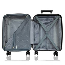 Mala de Bordo 10kg Viagem Expansiva Rígida Polipropileno Cadeado Tsa Rodas Duplas 360° Gladiador P1m - 3