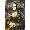 Quadro Decorativo Monalisa Moderna Abstrata - 3