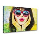 Ver imagem 1 de Quadro Decorativo A Cara Da Felicidade Miame Ilustrativo